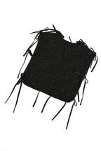 Piping Ribbon Vest - Black