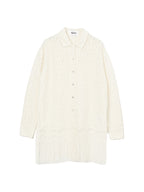 Fringe Lace Shirt - Ivory