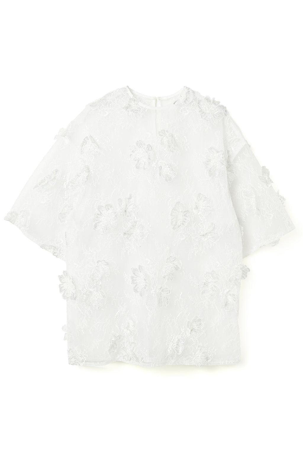 Sheer Bloom Lace Oversized PO