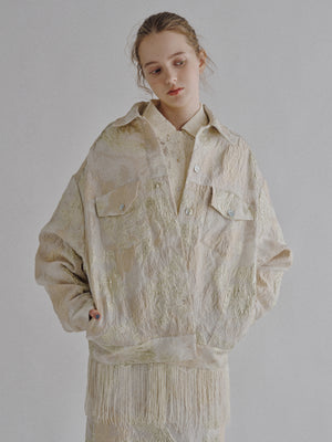 Jacquard Oversized Jacket