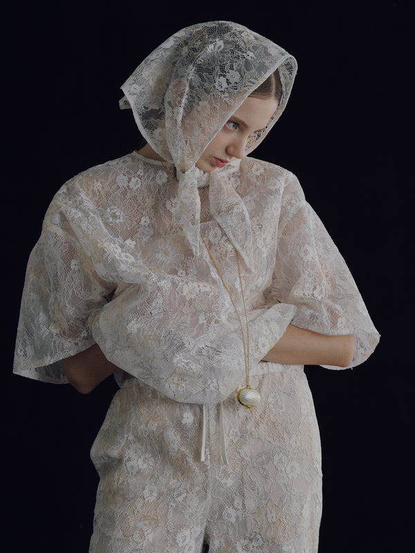 Oversized Sparkle Embroidery Lace PO