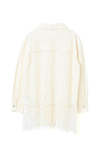 Fringe Lace Shirt - Ivory