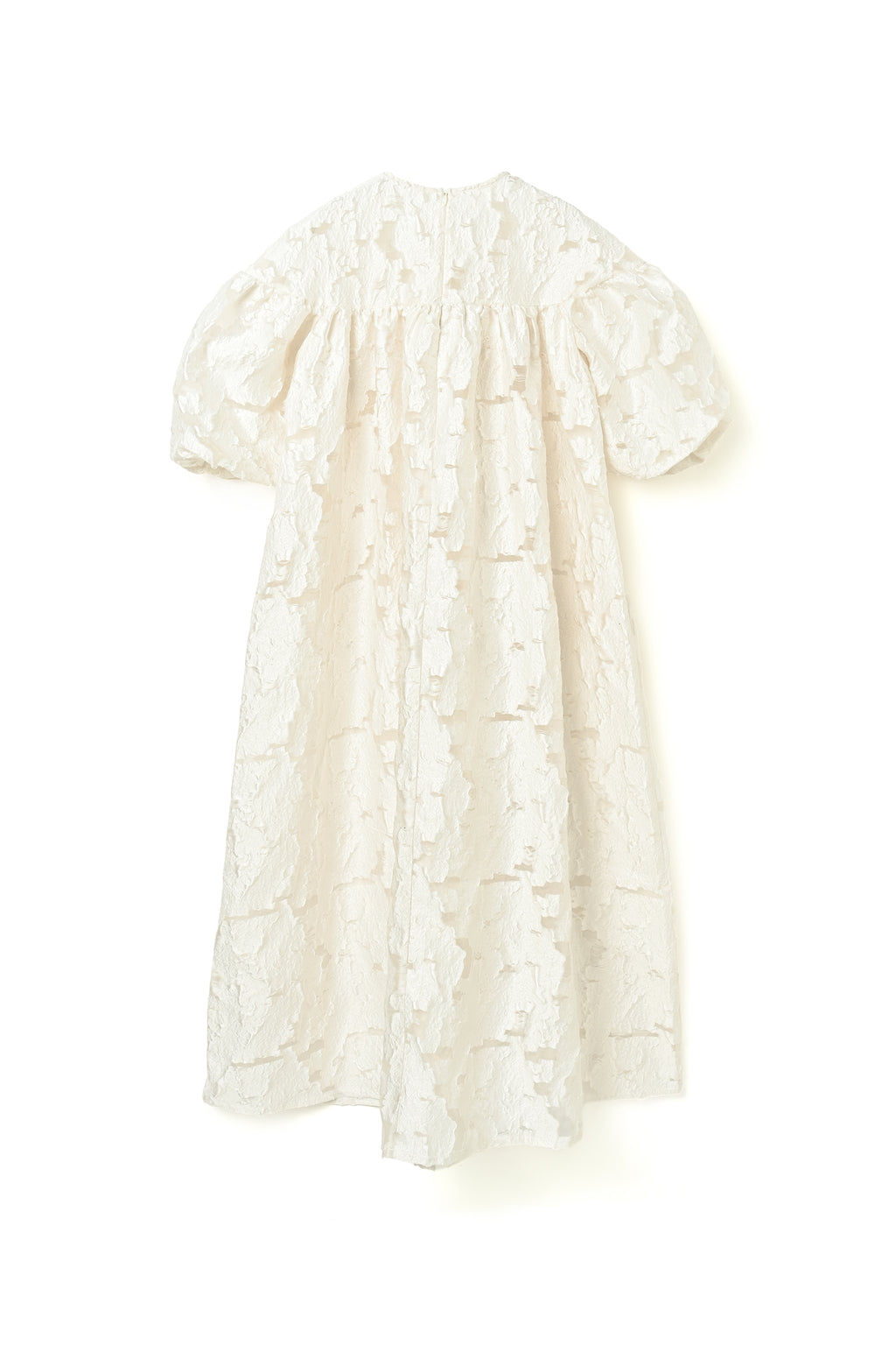 Sheer Jacquard Volume Onepiece