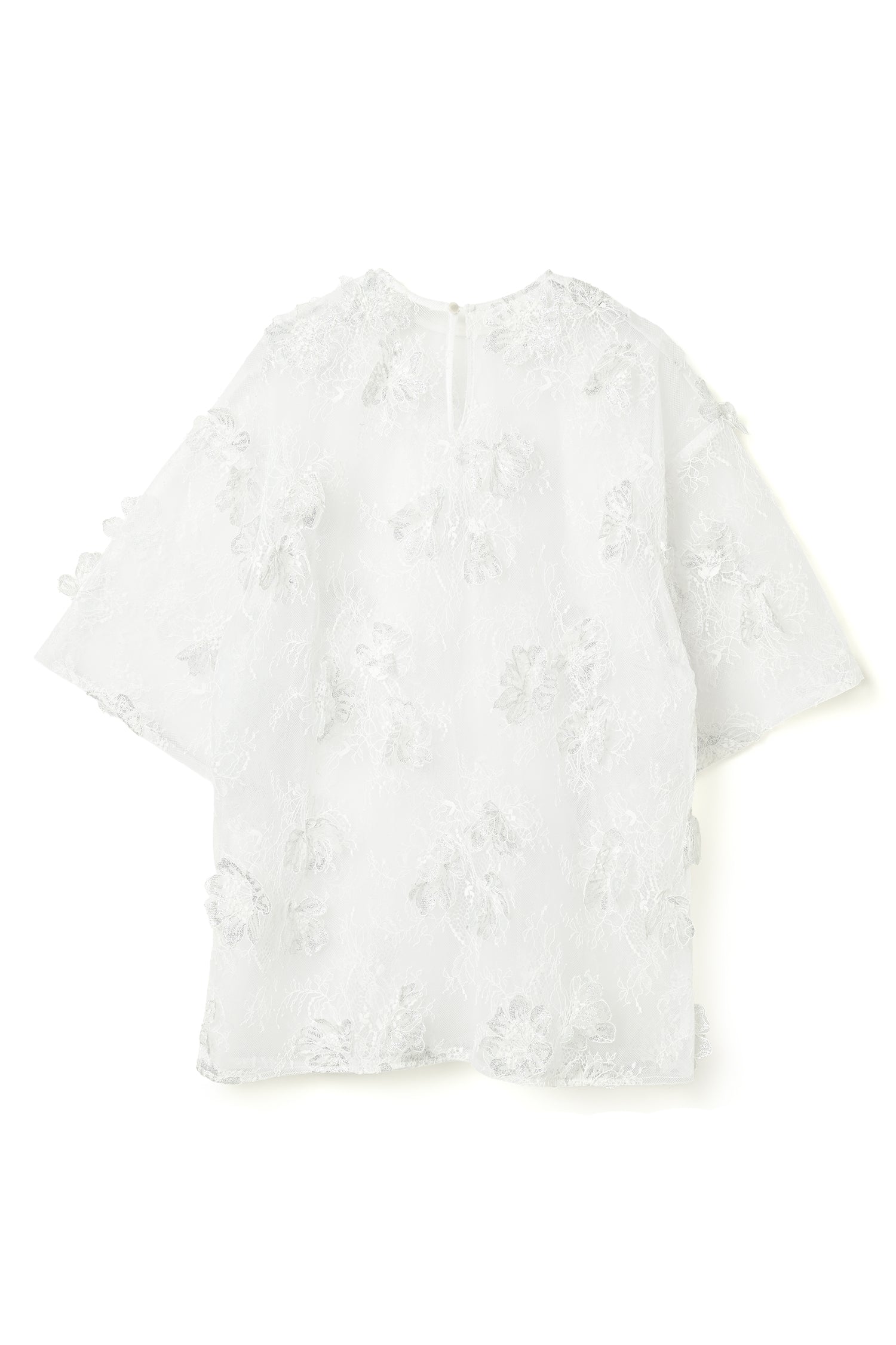 Sheer Bloom Lace Oversized PO