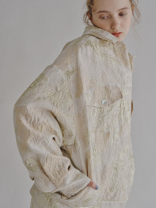 Jacquard Oversized Jacket
