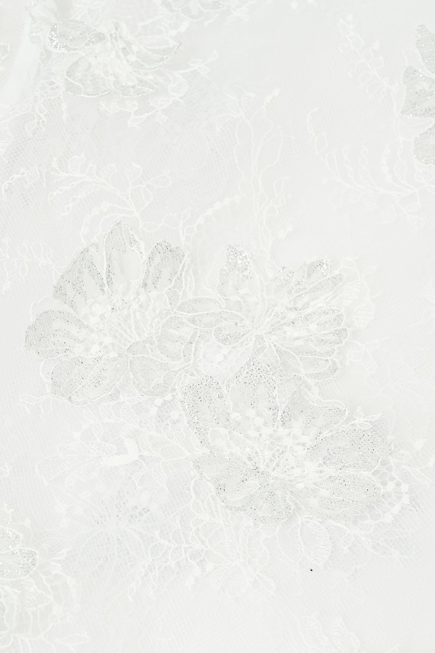Sheer Bloom Lace Straight Skirt