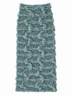 Random Jacquard Knit Skirt - D/Blue