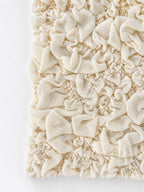 Random Jacquard Knit Vest - Ivory