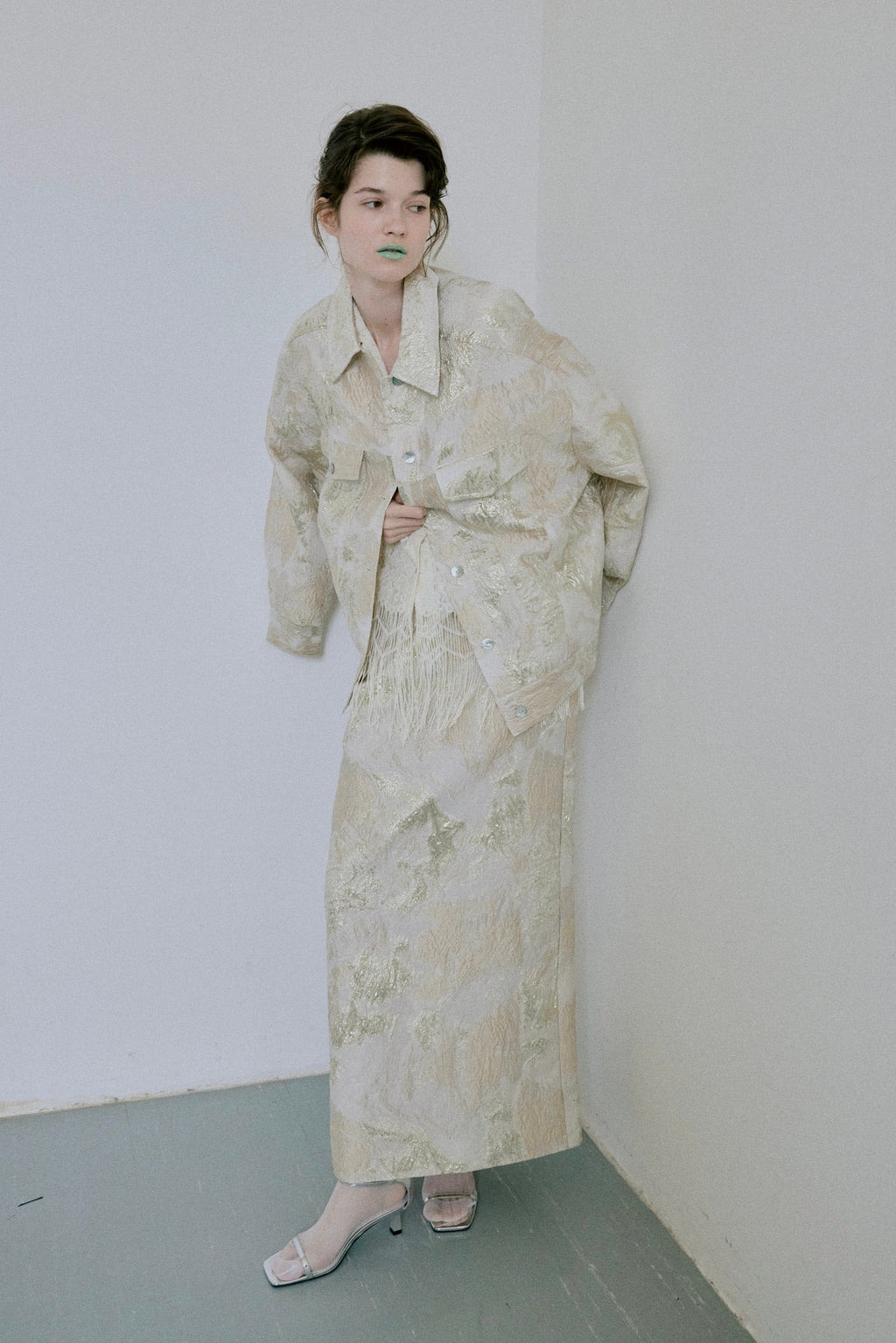 Jacquard Oversized Jacket
