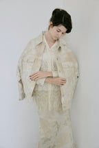 Jacquard Oversized Jacket