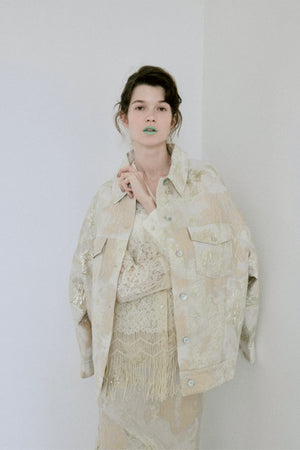 Jacquard Oversized Jacket