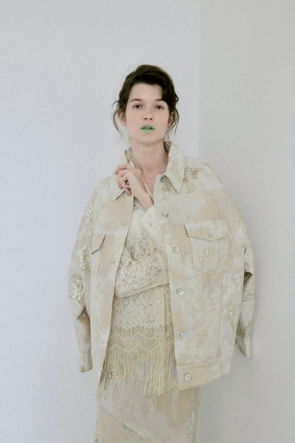 Jacquard Oversized Jacket