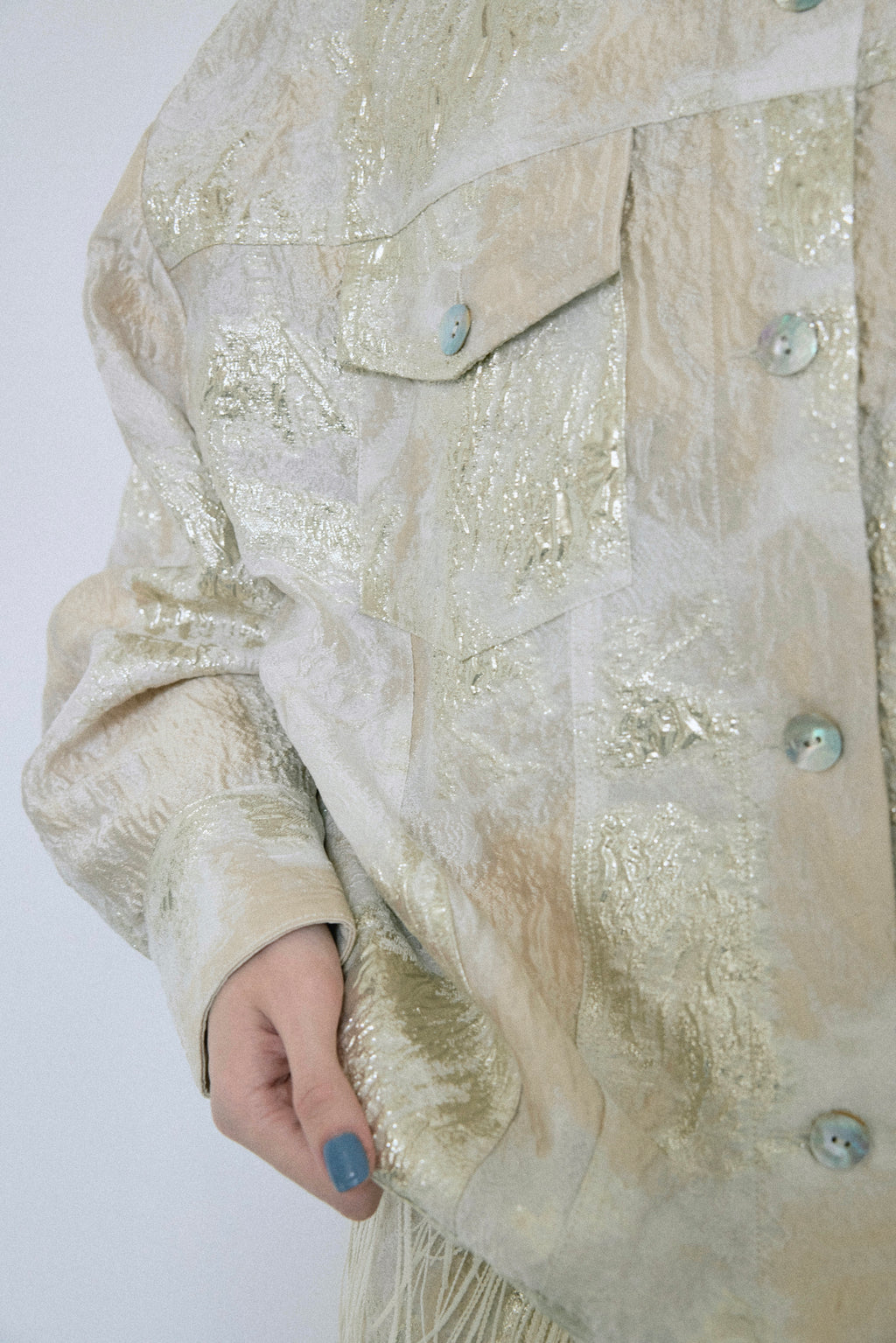 Jacquard Oversized Jacket