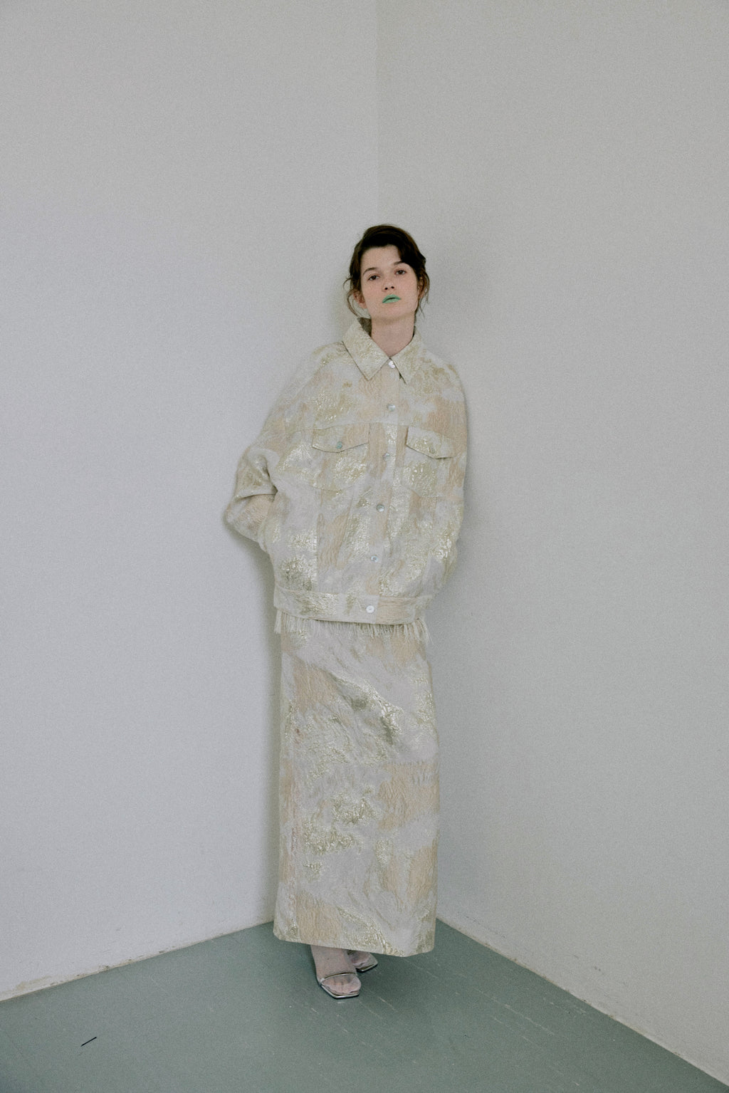 Jacquard Oversized Jacket