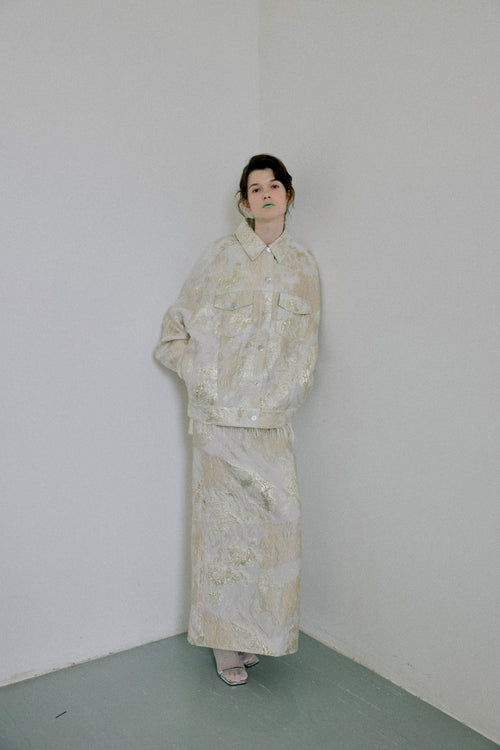 Jacquard Oversized Jacket