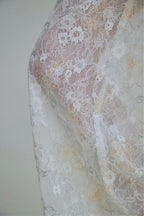 Sparkle Embroidery Lace Easy Pants