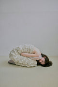 Random Jacquard Knit Skirt - Ivory